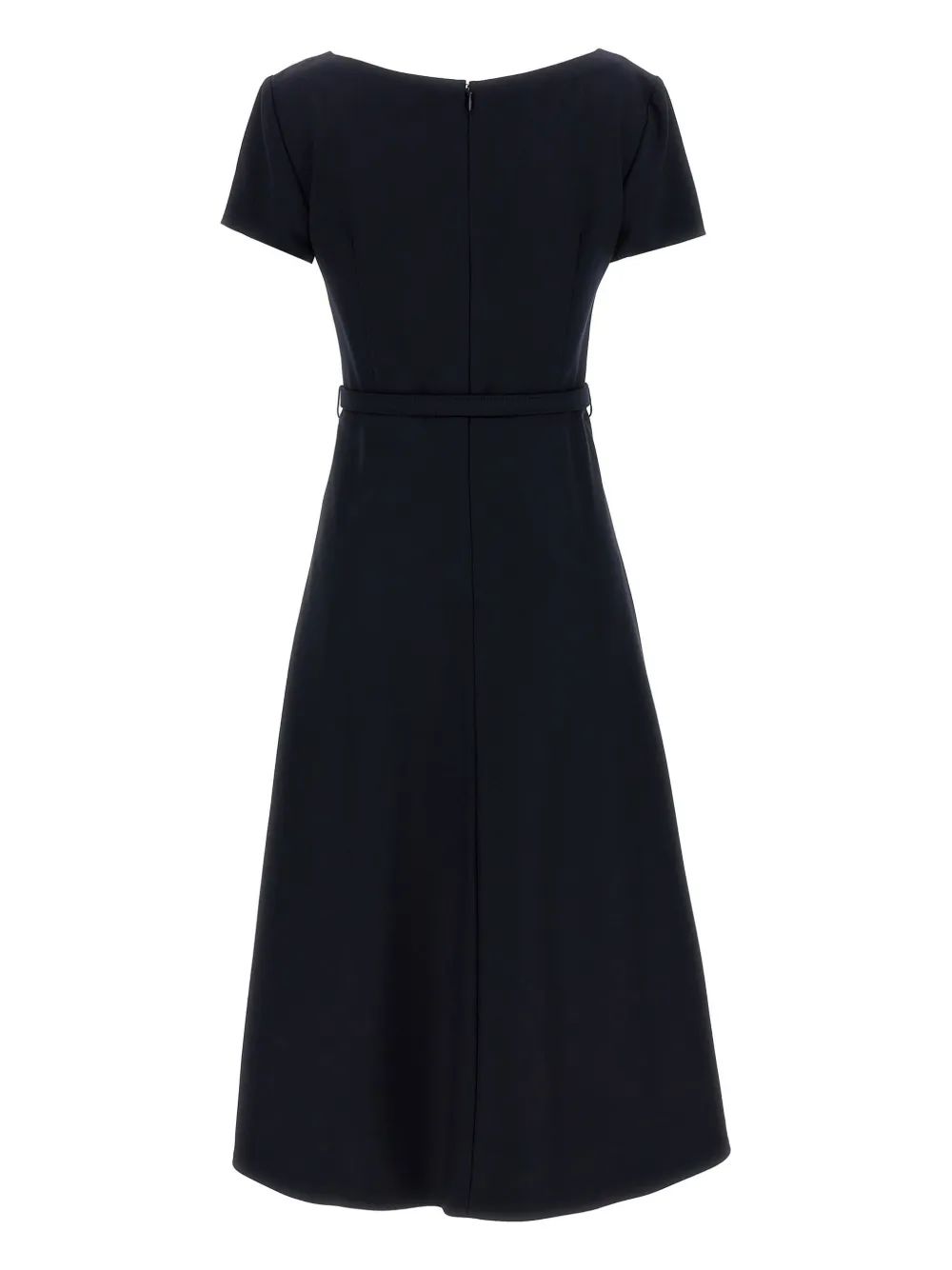 LIGHT WOOL DRESS WITH BELT