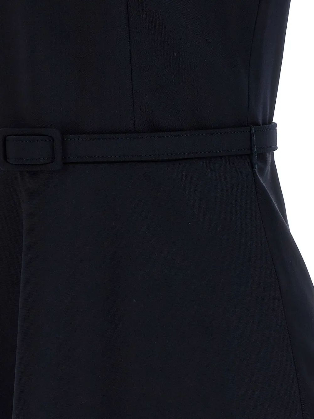 LIGHT WOOL DRESS WITH BELT