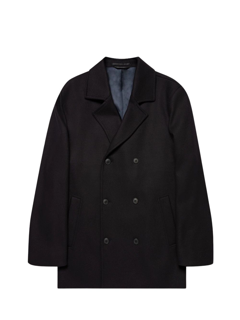 CAPPOTTO SUNSPEL Boiled Wool Peacoat