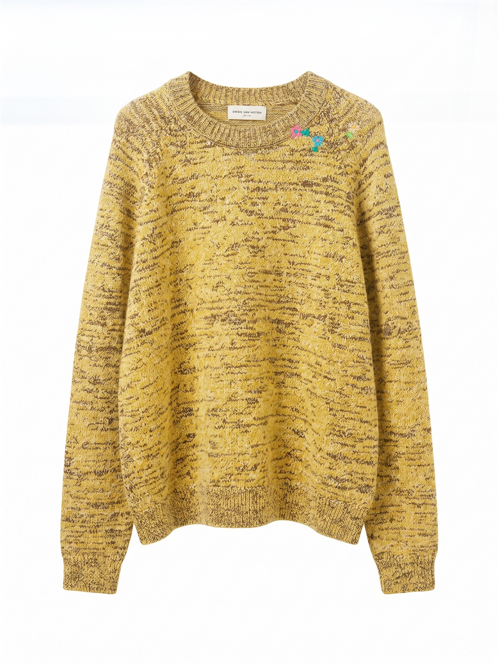 DRIES VAN NOTEN MABA 4748 M.K.SWEATER 202 YELLOW dettaglio