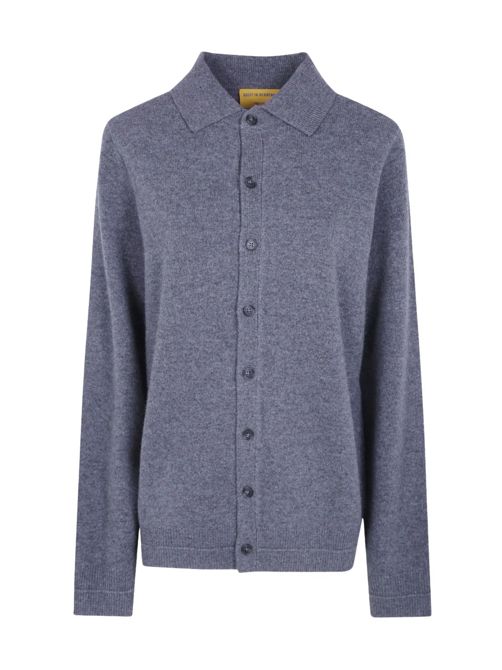 GUEST IN RESIDENCE Felted Plaza Shirt CHARCOAL dettaglio