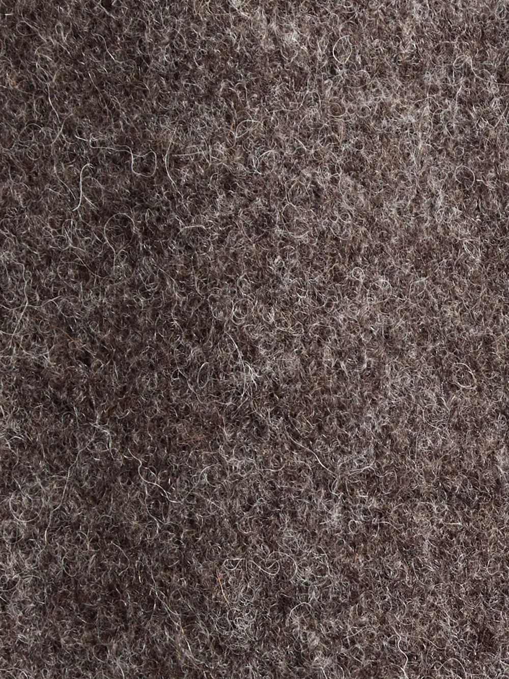 R13 RELAXED HENLEY SWEATER BROWN