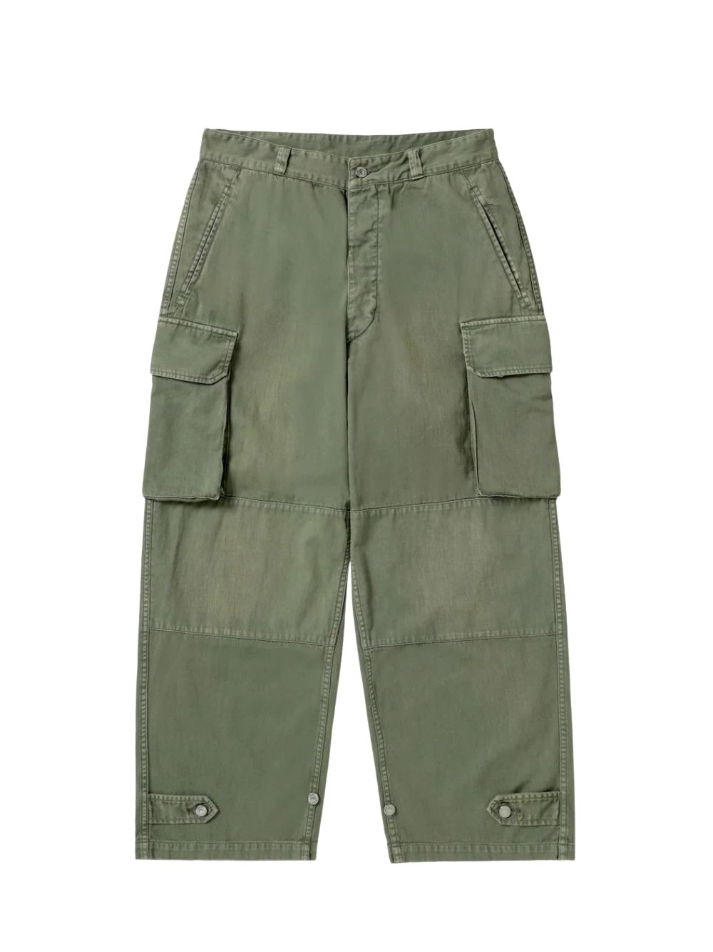 A.PRESSE Vintage FA HBT M-47 Pants SAGE dettaglio