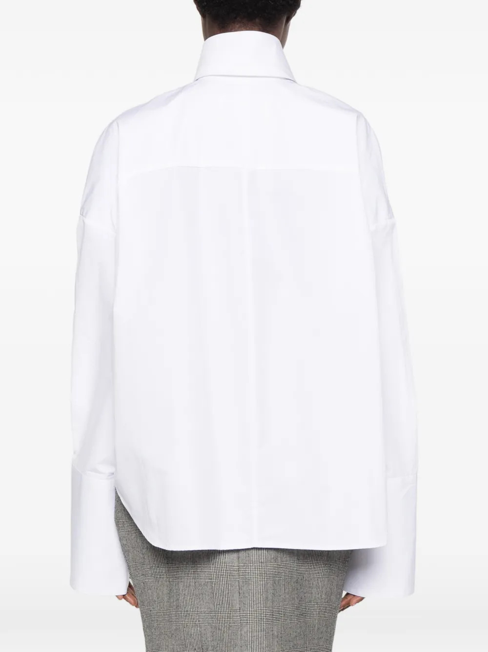 MATIERES FECALES WOMEN DAPHNE DROPSHOULDER SHIRT WHITE